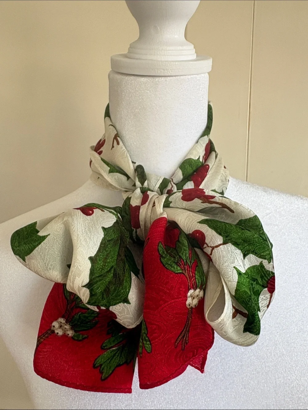 Vintage ECHO SILK HOLIDAY SCARF